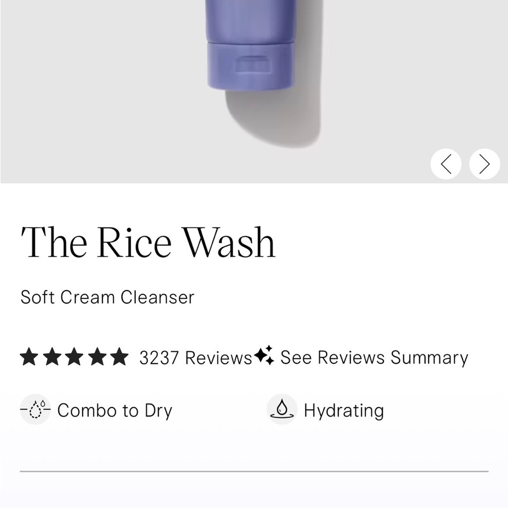 Tatcha Rice Wash Cleanser